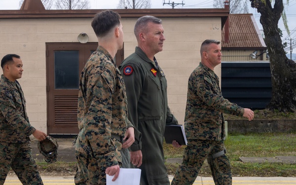 1st MAW Commanding General conducts site visit at Gwangju Air Base