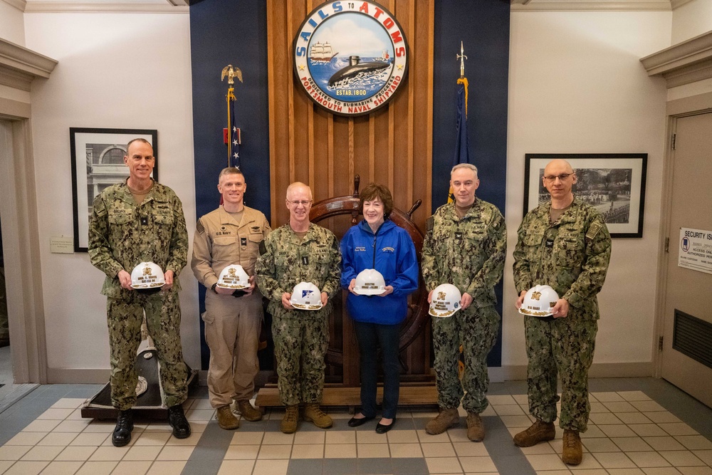 CNO and MCPON tour Portsmouth Naval Shipyard