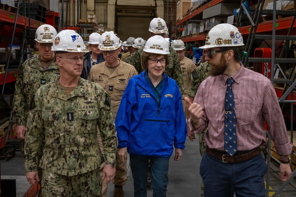 CNO and MCPON tour Portsmouth Naval Shipyard