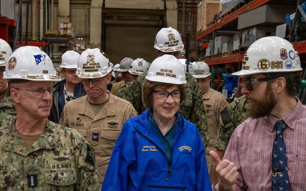 CNO and MCPON tour Portsmouth Naval Shipyard