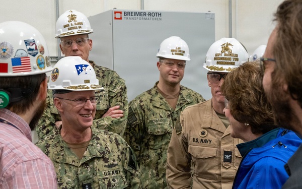 CNO and MCPON tour Portsmouth Naval Shipyard