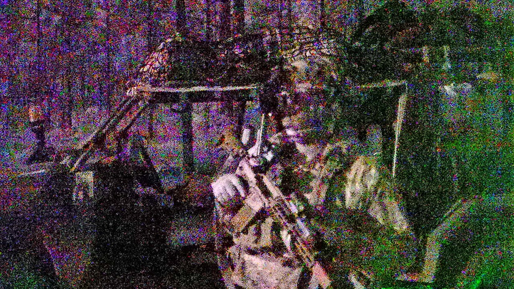 101st MFRC Soldier secures ISV position during combat simulation scenario at JRTC