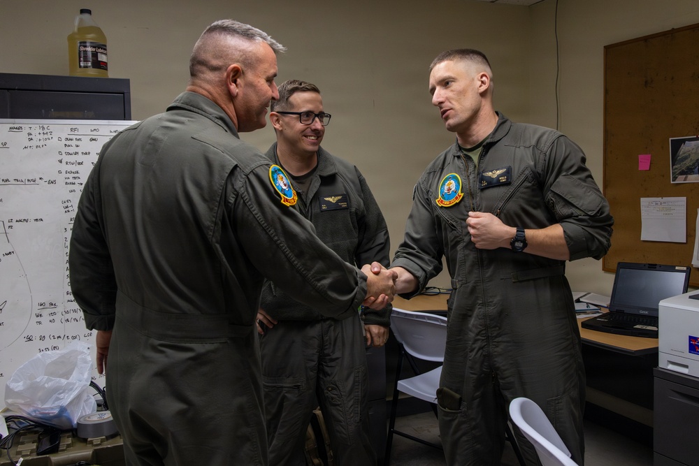 MAG-12 CO visits Marines at Kunsan Air Base