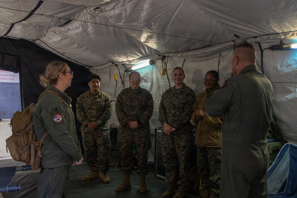 MAG-12 CO visits Marines at Kunsan Air Base