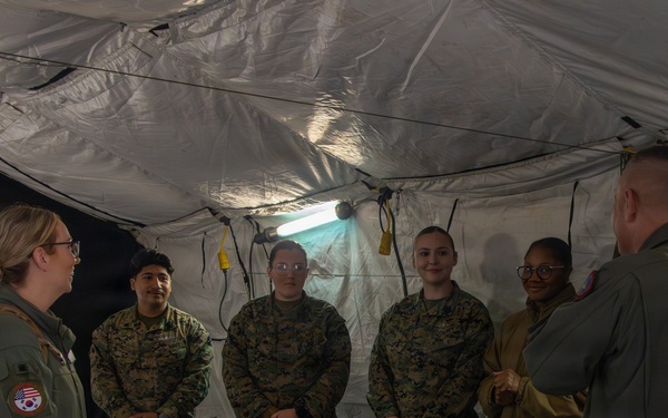 MAG-12 CO visits Marines at Kunsan Air Base