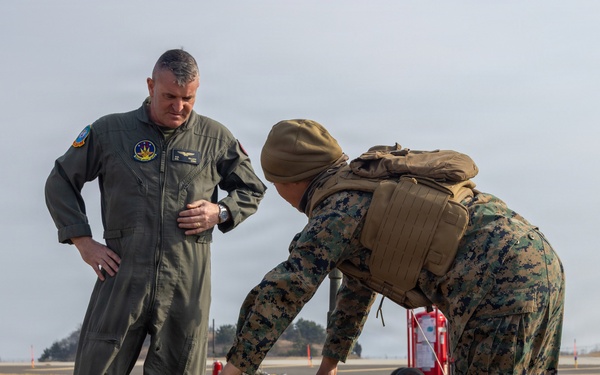 MAG-12 CO visits Marines at Kunsan Air Base