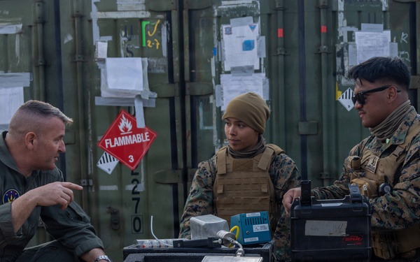 MAG-12 CO visits Marines at Kunsan Air Base