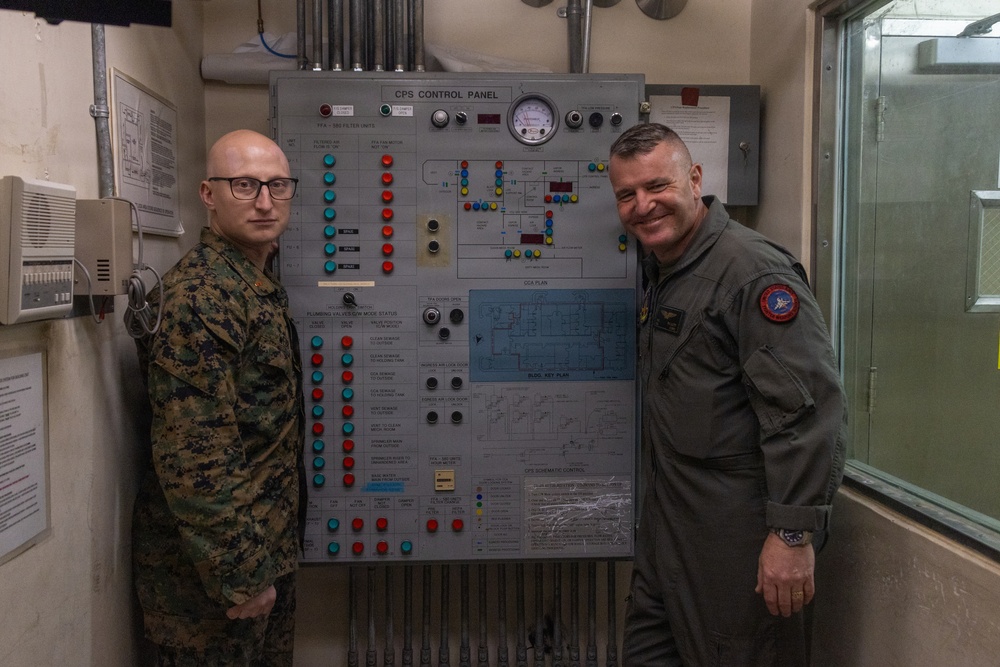 MAG-12 CO visits Marines at Kunsan Air Base