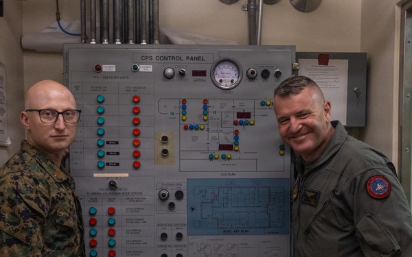 MAG-12 CO visits Marines at Kunsan Air Base