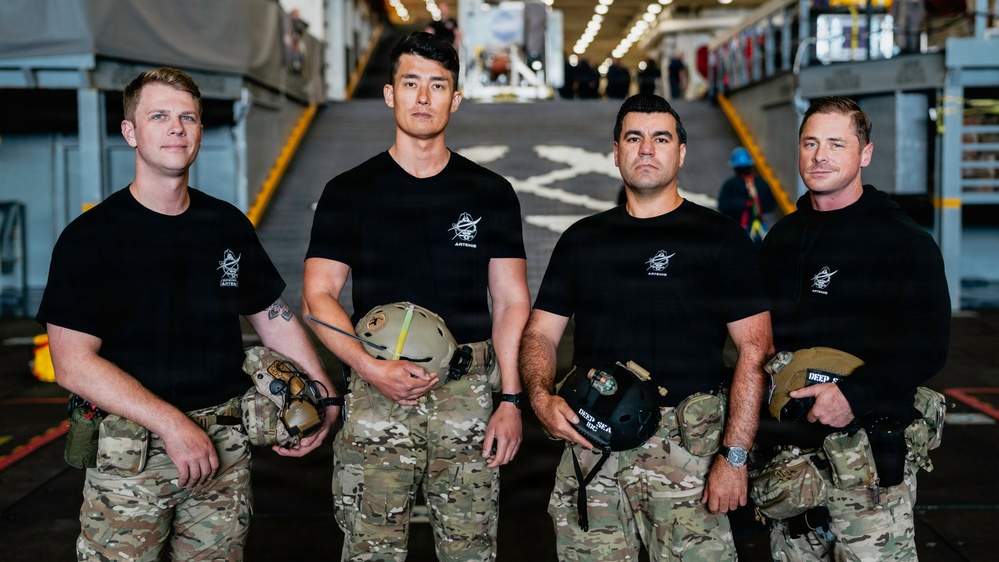 U.S. Navy Dive Medical Team Pose for a Photo