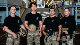 U.S. Navy Dive Medical Team Pose for a Photo