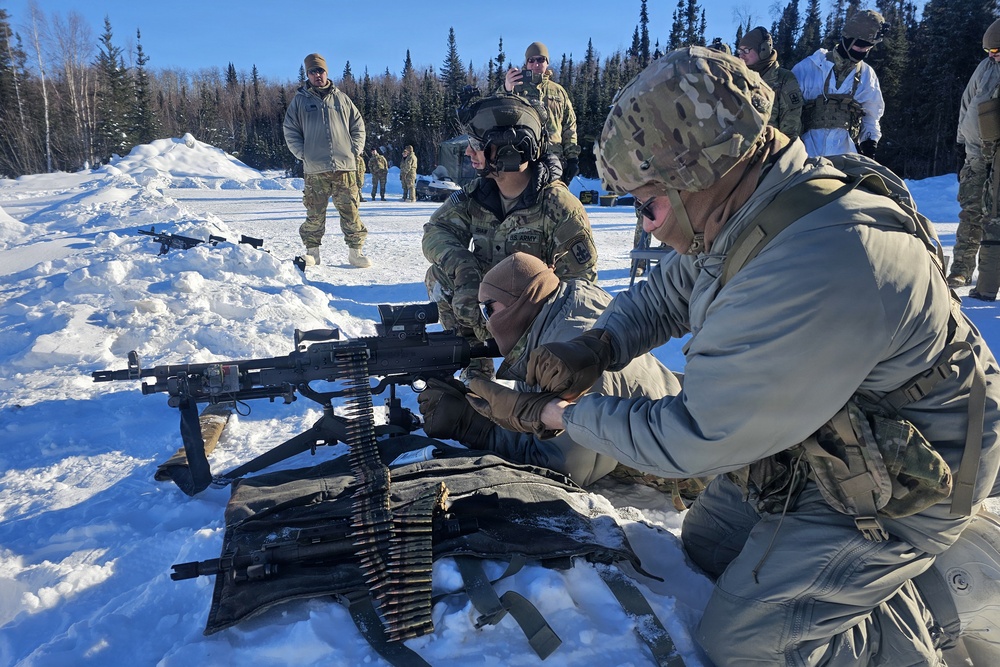 Alaska Army National Guardsmen and Mongolian Armed Forces share infantry skills