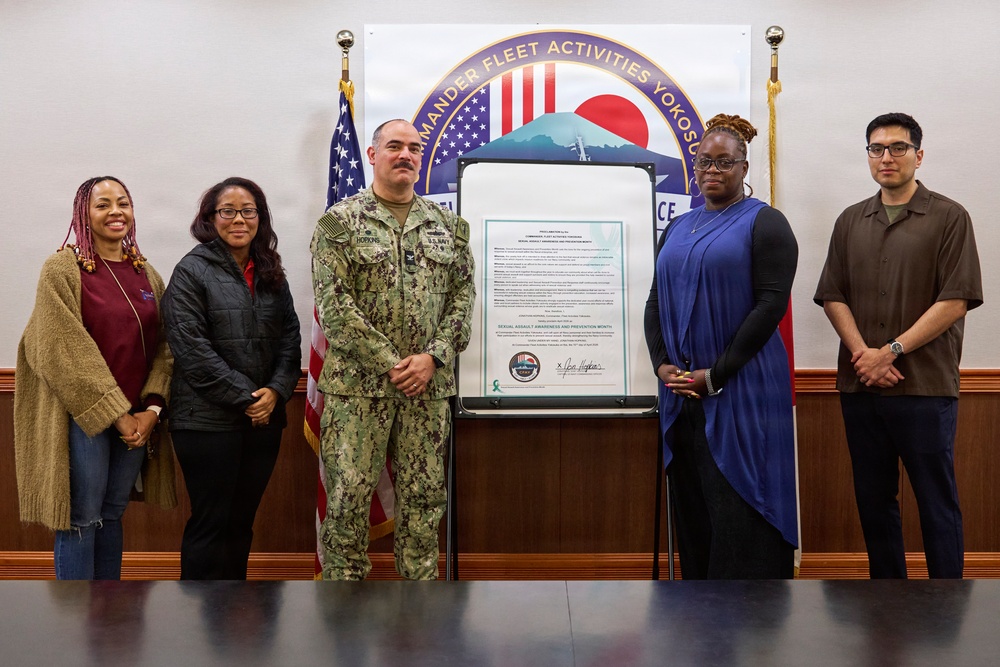 CFAY Signs Sexual Assault Awareness and Prevention Month Proclamation
