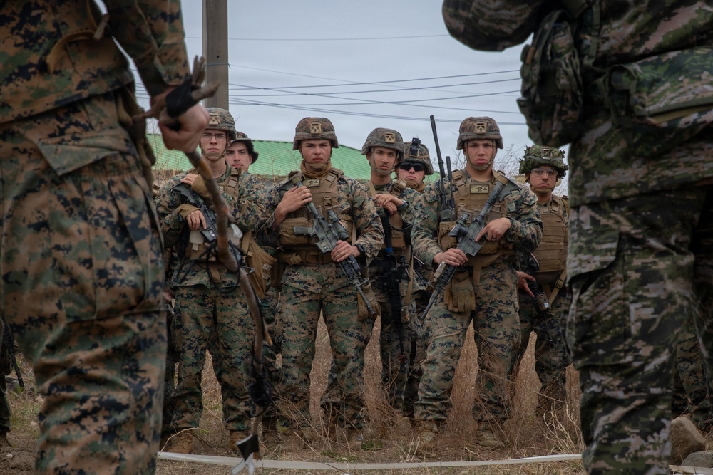 U.S. Marines demonstrate anti drone procedures