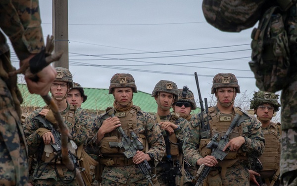 U.S. Marines demonstrate anti drone procedures