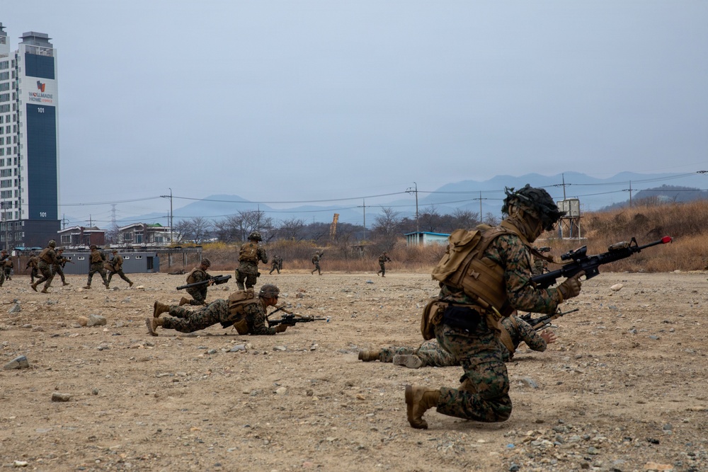 U.S. Marines demonstrate anti drone procedures