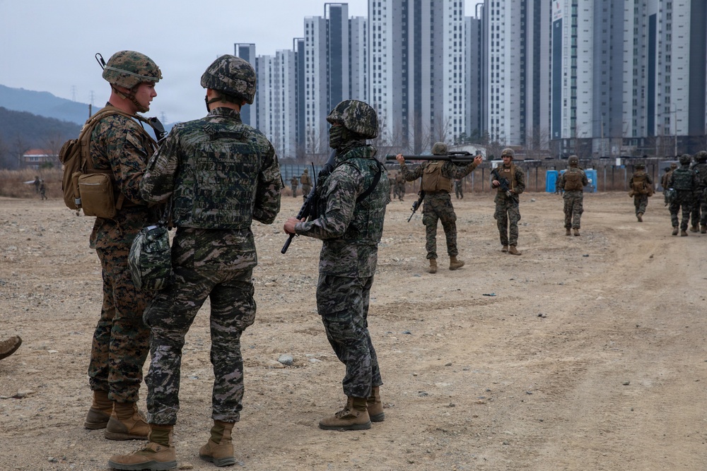 U.S. Marines demonstrate anti drone procedures