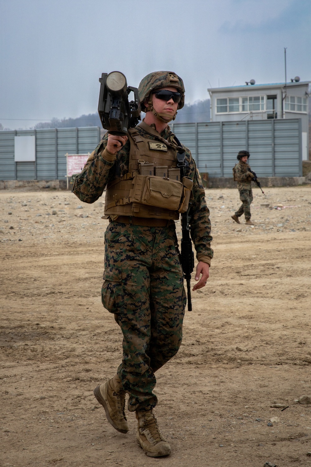 U.S. Marines demonstrate anti drone procedures