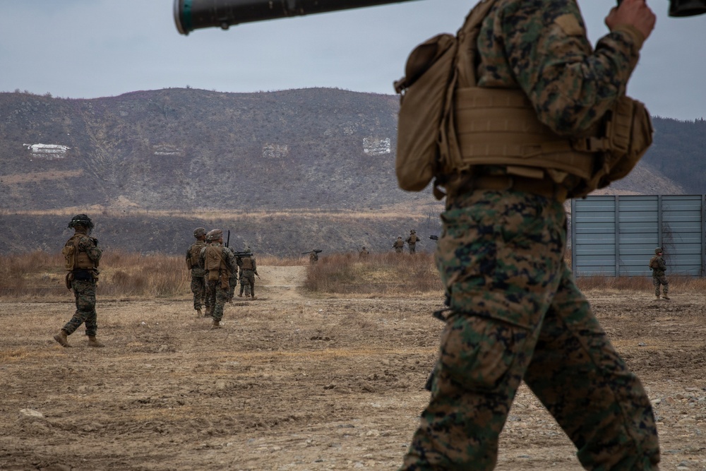 U.S. Marines demonstrate anti drone procedures