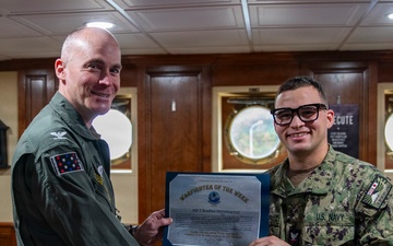 George Washington recognizes Warfighter of the Week