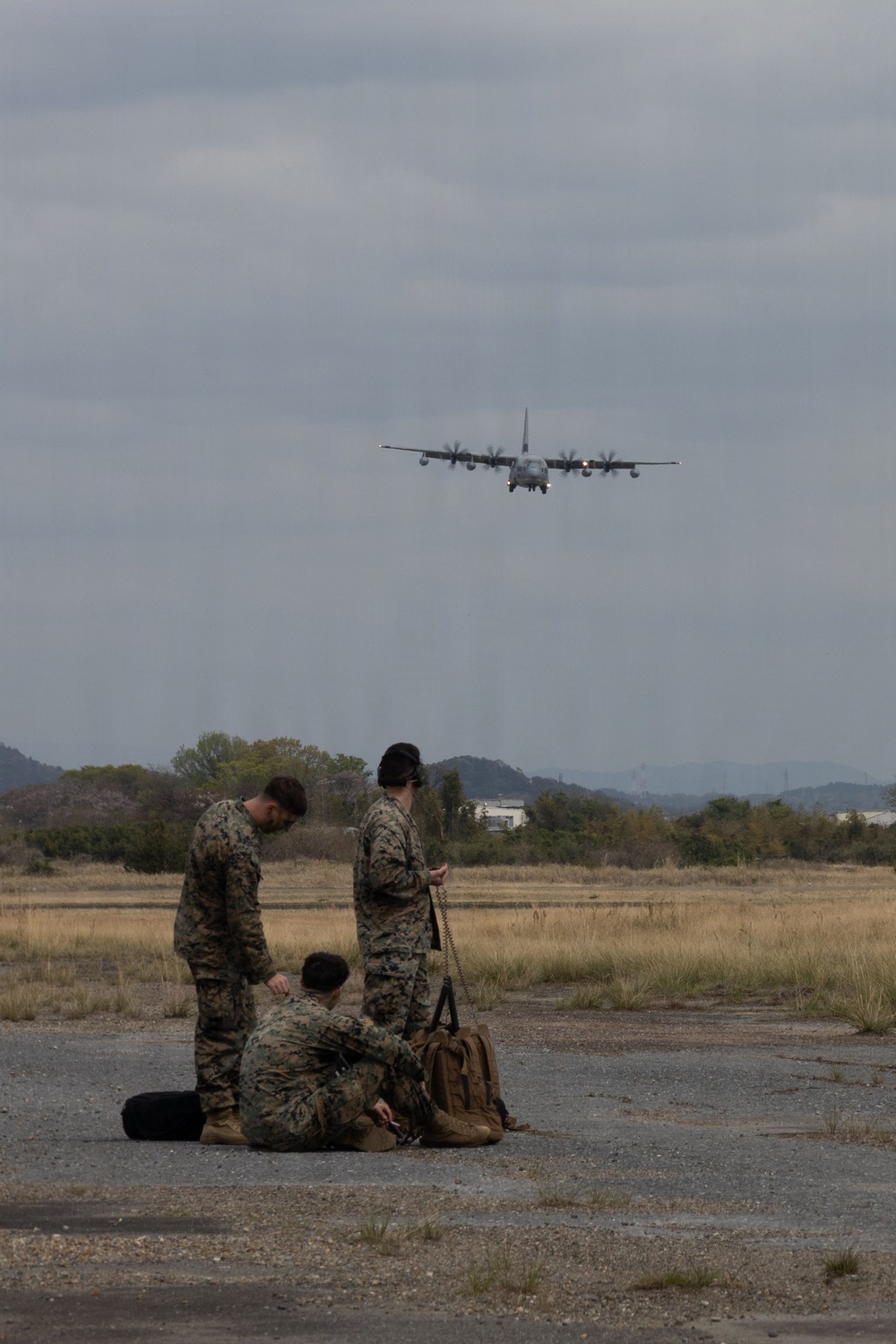 VMGR-152 makes first landing on Gifu airstrip