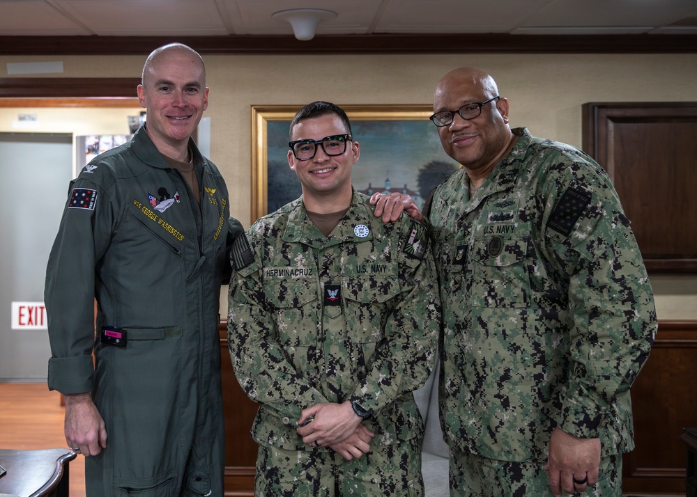 George Washington recognizes Warfighter of the Week