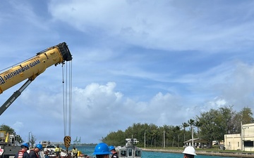 U.S. Coast Guard prepares for storm Sinlaku