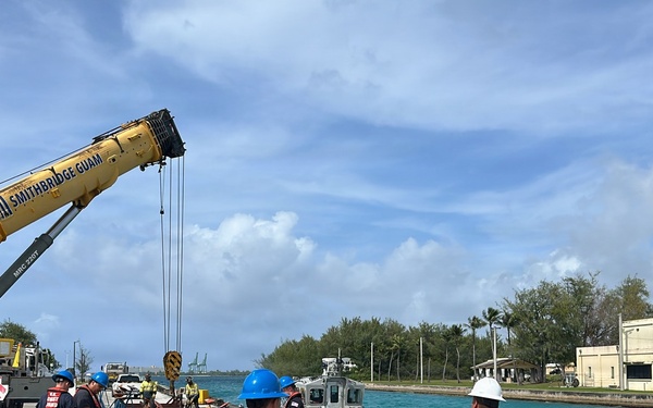 U.S. Coast Guard prepares for storm Sinlaku