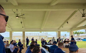 U.S. Coast Guard prepares for storm Sinlaku