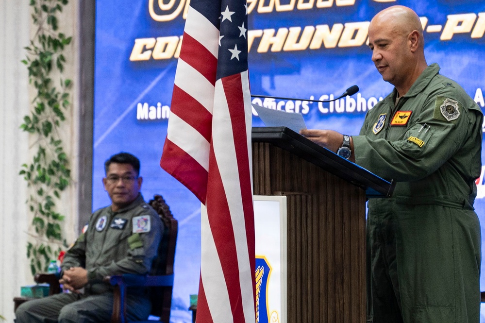 U.S.-Philippine Airmen Officially Open Cope Thunder 26-1