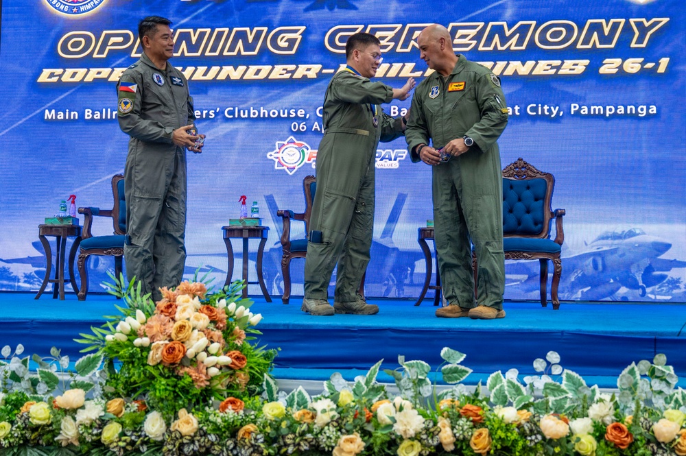 U.S.-Philippine Airmen Officially Open Cope Thunder 26-1