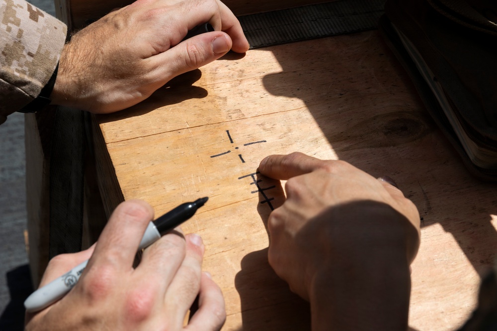 11th MEU Marines Conduct Marksmanship Training Aboard USS Boxer
