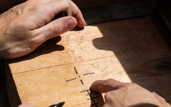 11th MEU Marines Conduct Marksmanship Training Aboard USS Boxer