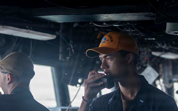 Blue Ridge Arrives in Singapore