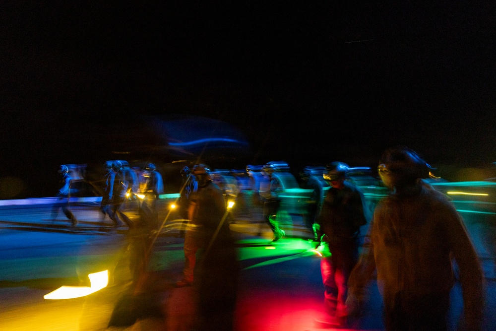 11th MEU Marines, Sailors Conduct Flight Operations Aboard USS Boxer