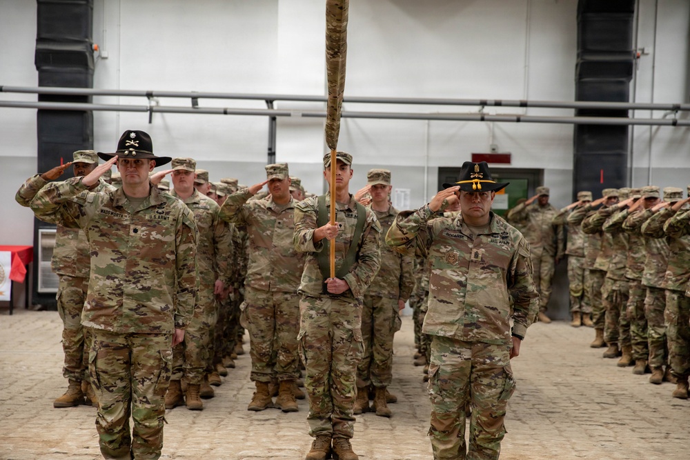 Transfer of Authority and Relief In Place Ceremony At Drawsko Combat Training Center, Poland