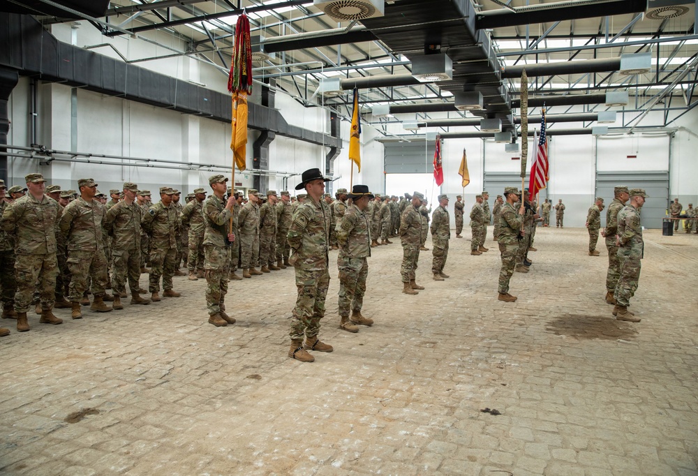 Transfer of Authority and Relief In Place Ceremony At Drawsko Combat Training Center, Poland