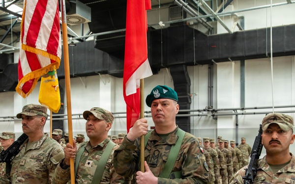 Transfer of Authority and Relief In Place Ceremony At Drawsko Combat Training Center, Poland