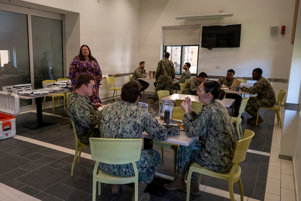 NSA Naples Hosts "Pizza with the CMC" to Address Sailor Issues
