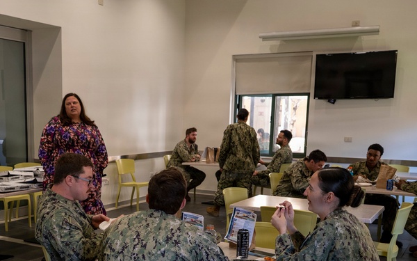 NSA Naples Hosts "Pizza with the CMC" to Address Sailor Issues