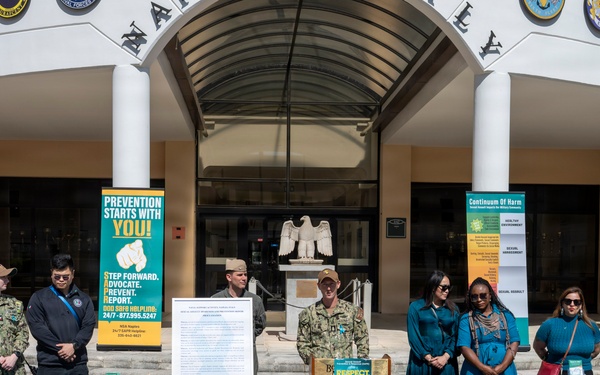 NSA Naples Commits to Action During Sexual Assault Awareness and Prevention Month