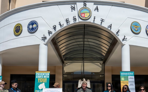 NSA Naples Commits to Action During Sexual Assault Awareness and Prevention Month