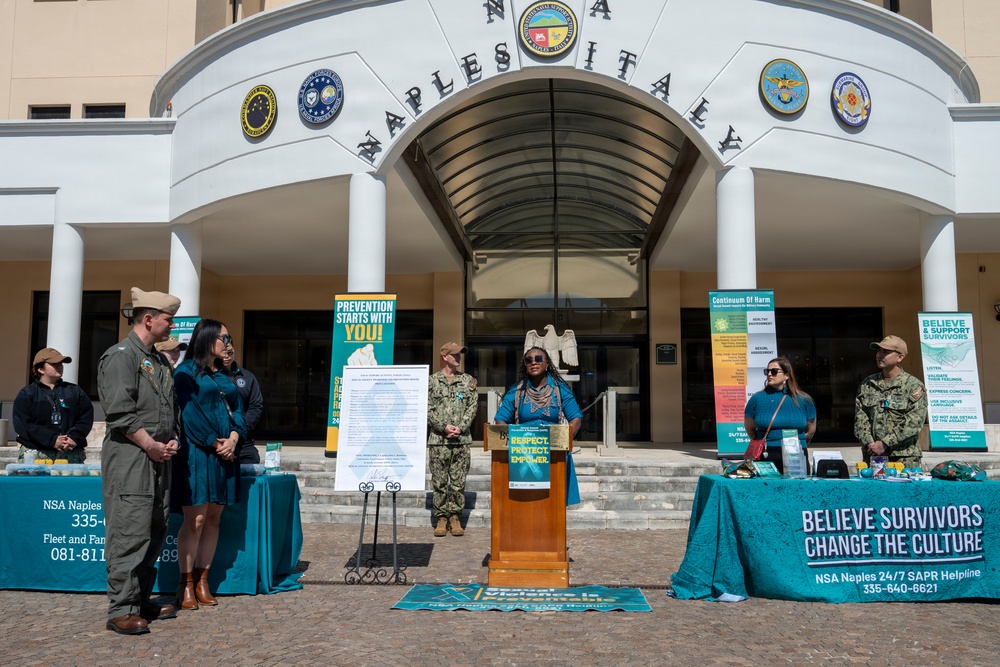 NSA Naples Commits to Action During Sexual Assault Awareness and Prevention Month