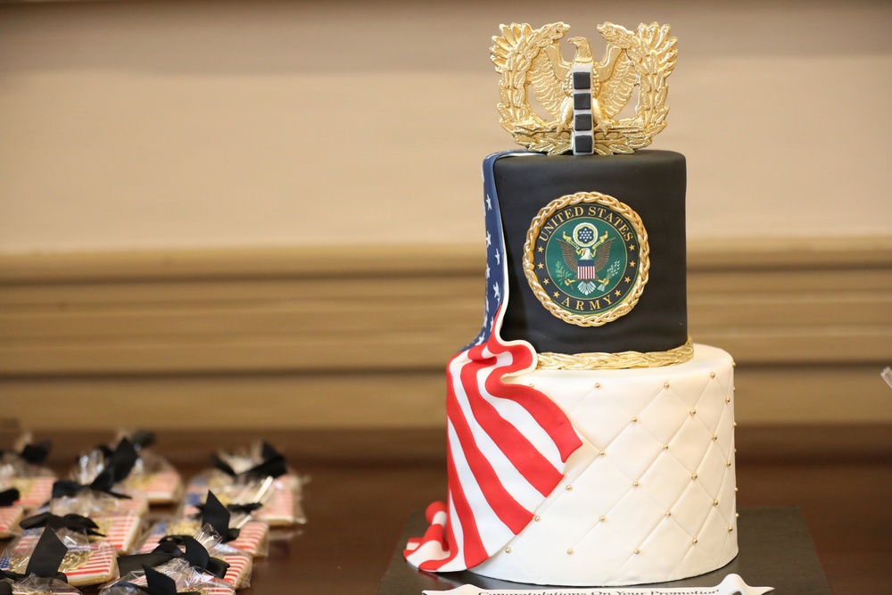 CW4 Jerry Harper promotion ceremony