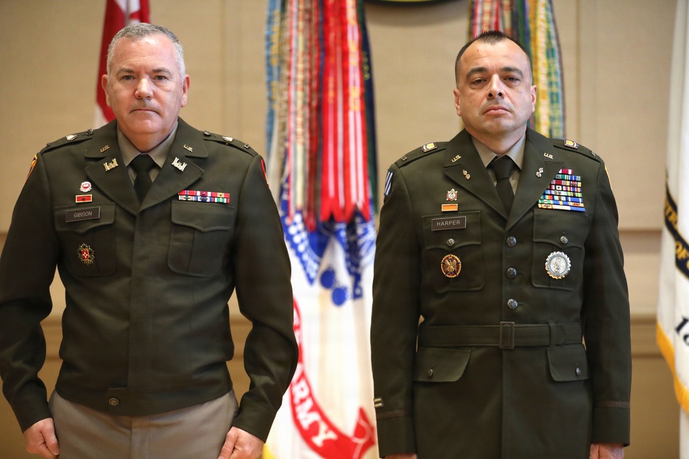 CW4 Jerry Harper promotion ceremony