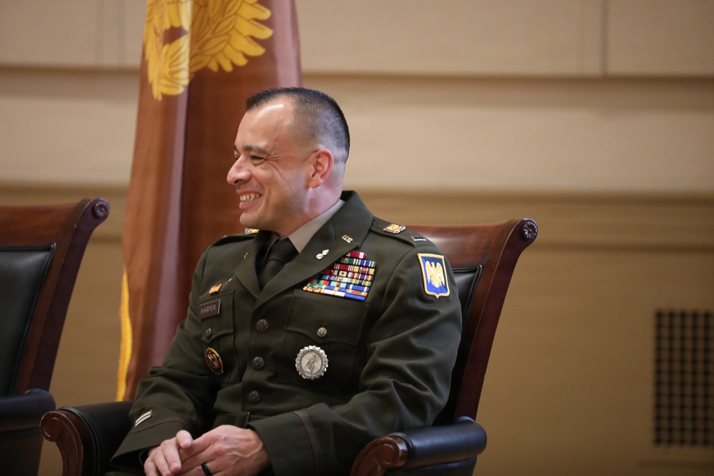 CW4 Jerry Harper promotion ceremony