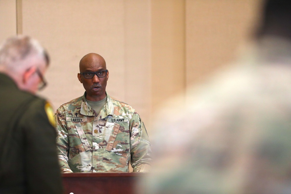 CW4 Jerry Harper promotion ceremony