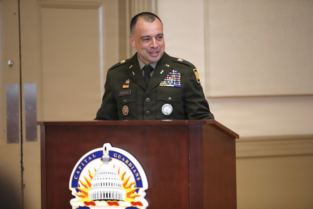 CW4 Jerry Harper promotion ceremony