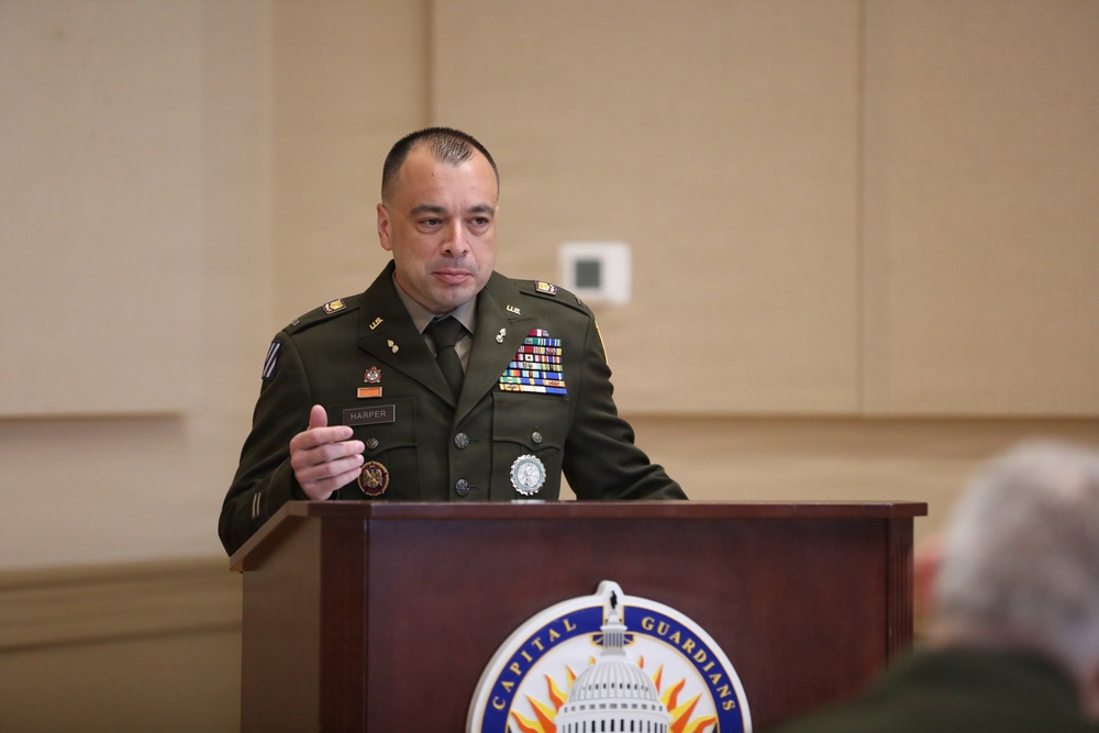 CW4 Jerry Harper promotion ceremony