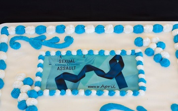 Sexual Assault Awareness and Prevention Month Cake Cutting